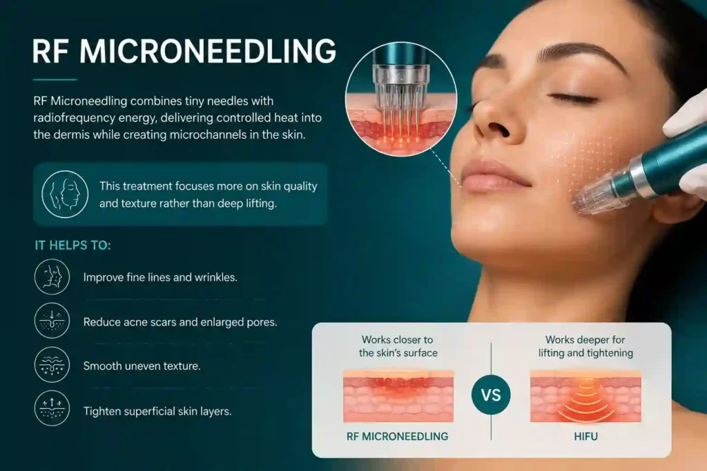 What Does RF Microneedling Do That HIFU Alone Cannot Abbotsbury
