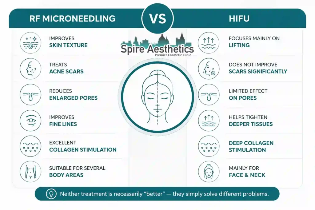 RF Microneedling vs HIFU: Which Treatment Gives Better Results Abbotsbury?